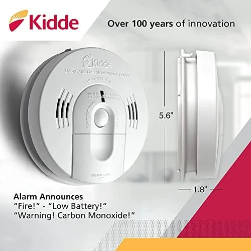 Another view of the Kidde Hardwired Smoke & Carbon Monoxide Detector, Battery Backup, Interconnectable