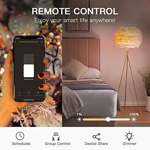 Close look at the TREATLIFE Smart Dimmer Plug 2 Pack Outdoor Smart Plug Works build quality