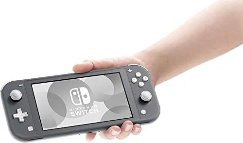 Close up of the D-pad and analog stick on the Switch Lite