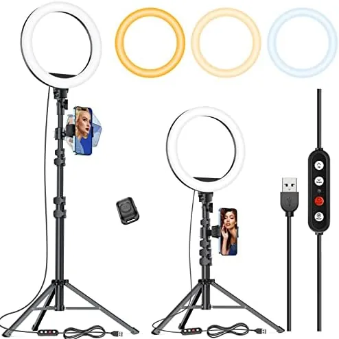 Kaiess 10.2" Selfie Ring Light with 65" Adjustable Tripod Stand & Phone Holder for Review: Tested and Rated