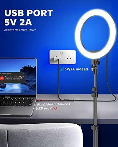 The Kaiess 10.2" Selfie Ring Light with 65" Adjustable Tripod Stand compared in context