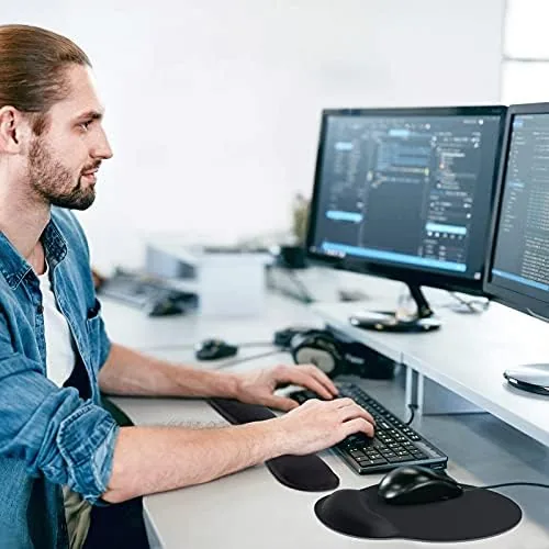 The KTRIO Keyboard Wrist Rest & Mouse Pad with Wrist Rest compared in context