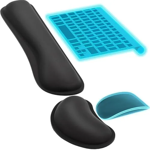 Testing the KTRIO Keyboard Wrist Rest & Mouse Pad with Wrist Rest over two weeks