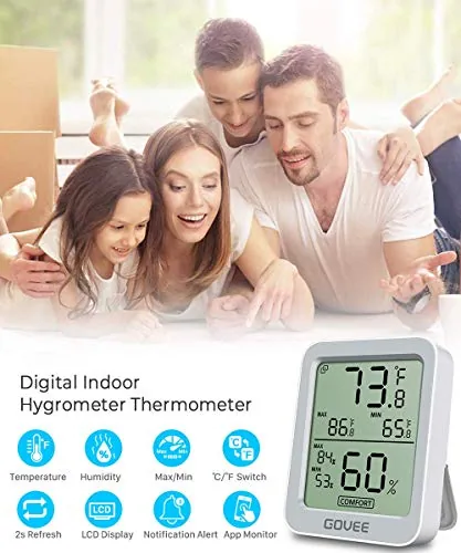 Close look at the Govee Indoor Hygrometer Thermometer H5075 with Bluetooth App Control | build quality