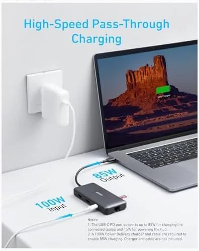 The Anker Laptop Docking Station Dual Monitor, 8-in-1 USB C Hub compared in context