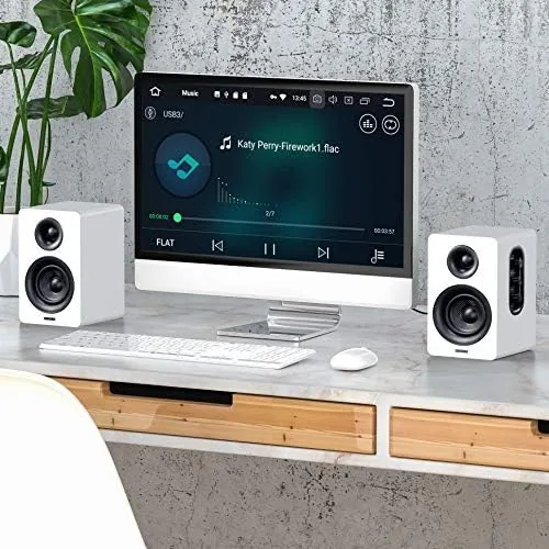 The Sanyun SW208 3" Active Bluetooth 5.0 Bookshelf Speakers, Built-in 24bit compared in context