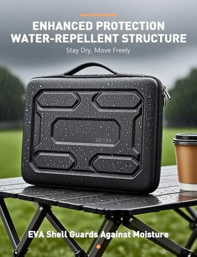The DOMISO 17 inch Laptop Sleeve with Handle Shockproof Computer Bag in real use