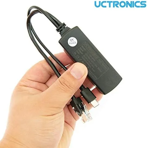 The UCTRONICS PoE Splitter USB-C 5V - Active PoE to USB-C compared in context