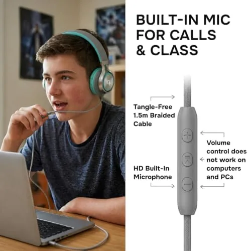 ARTIX CL750 headphones packed into a school bag