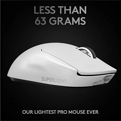 Logitech Superlight mouse charging via USB-C cable