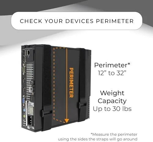 Close look at the HumanCentric Universal Wall Mount Adjustable Mount | For Cable Boxes build quality