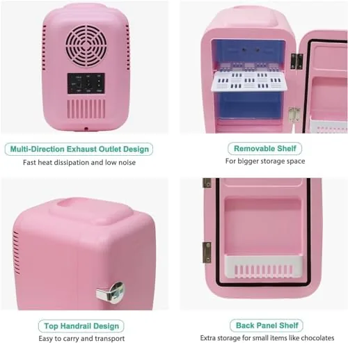 Pink CROWNFUL fridge packed with serums and masks