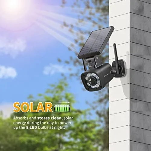 Close look at the Techage SL669 Solar Battery Powered Fake Security Camera Motion Light build quality