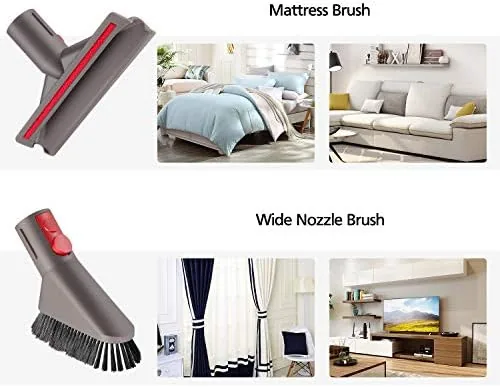 Extension tools added to the vacuum wand