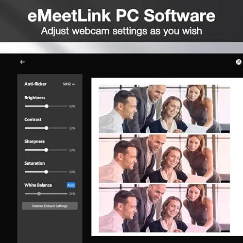 The EMEET C980 PRO 3-in-1 1080P Webcam with Microphone and Speaker compared in context