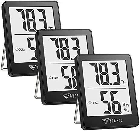 DOQAUS 3 Pack Digital Hygrometer Indoor Thermometer Humidity Monitor Black | Humidity Meter Mini Review: Tested and Rated