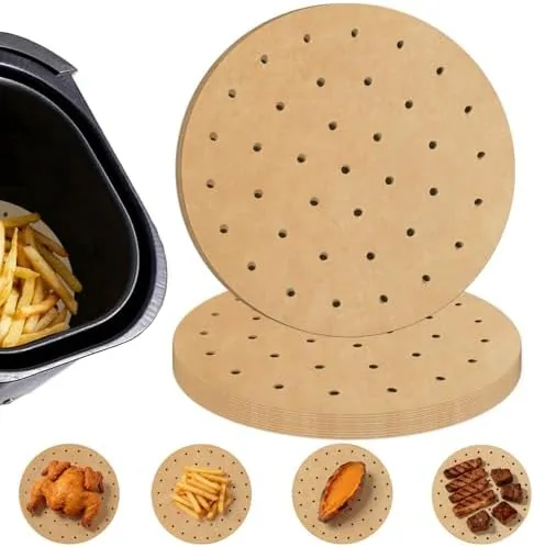 Air Fryer Parchment Paper Liners, 8 Inch 100 Pcs | Pre-Cut Non-Stick Unbleached Paper Review: Tested and Rated