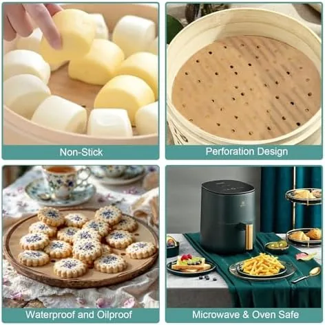 The Air Fryer Parchment Paper Liners, 8 Inch 100 Pcs | compared in context