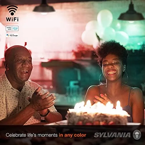 Comparison of SYLVANIA smart bulb and two competitor bulbs