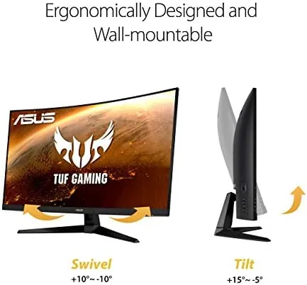 The ASUS TUF 32 Inch Curved Gaming Monitor - QHD (2560 compared in context
