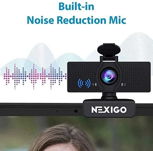 Side by side comparison of the NexiGo N60, Logitech C920, and Razer Kiyo