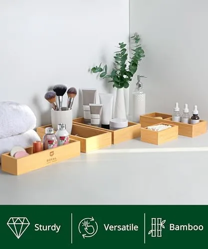 Comparison of bamboo, plastic, and custom drawer organizers