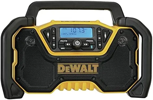 DEWALT 12V/20V MAX Portable Bluetooth Radio, Cordless, 100 ft Range, 3.5" Subwoofers, Jobsite (DCR028B) Review: Tested and Rated