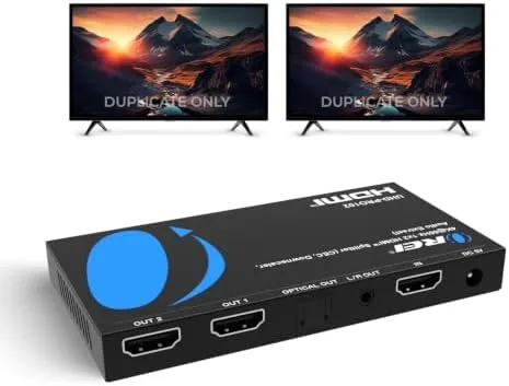 OREI 1x2 HDMI™ Splitter 4K@60Hz Audio Extract, CEC, Downscaler, HDCP 2.3 | HDMI 2.0b Review: Tested and Rated