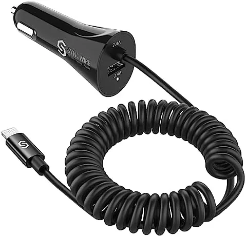 Syncwire iPhone Car Charger - Upgrade [Apple MFi Certified] 4.8A/24W Car Charging Adapter with Review: Tested and Rated