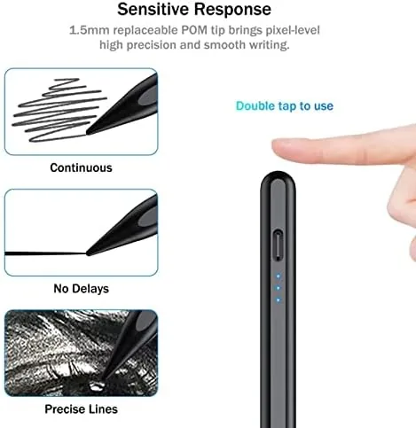 The Stylus Pen for iPad 2026-2018 with Faster Charge,Tilt Sensor Pencil in real use