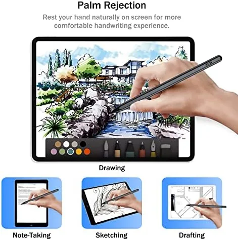 Another view of the Stylus Pen for iPad 2026-2018 with Faster Charge,Tilt Sensor Pencil
