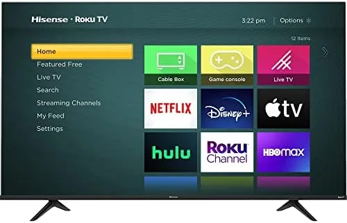 Overview of the Hisense 50-Inch Class R6090G Roku 4K UHD Smart TV with