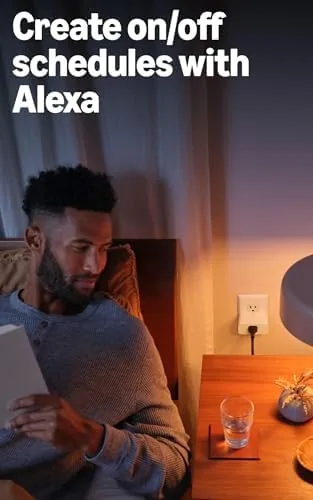 Alexa app routines screen showing scheduled smart plug actions