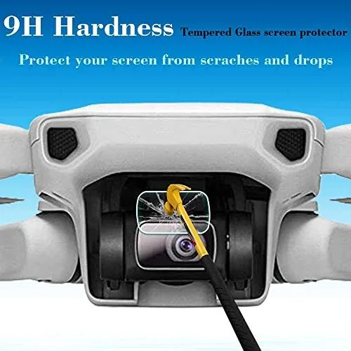 Detail shot of the ULBTER Lens Screen Protector for DJI Mini 4K/2 SE/2/SE/Mini Drone[3 features