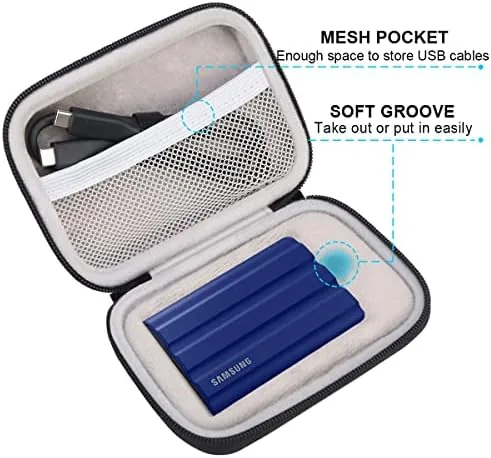 The Lacdo Hard Carrying Case for Samsung T7 Shield/Samsung T7 / in real use