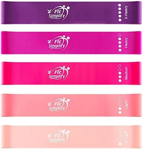 Close look at the Fit Simplify Resistance Loop Exercise Bands with Instruction Guide and build quality