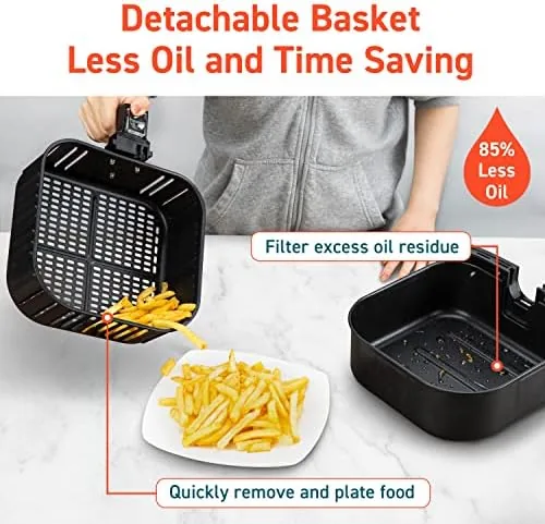 Close look at the COSORI Air Fryer Pro Smart 5.8QT that Roast, Bake, 3-Way build quality