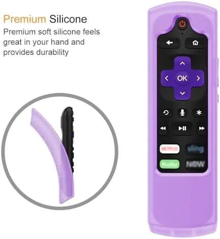 Another view of the Silicone Case for Roku Voice Remote RCA1R/RCAL7R, Express HD/4K+ |