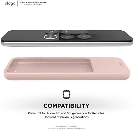 The elago R2 Slim Case for Apple TV 4K Siri Remote compared in context