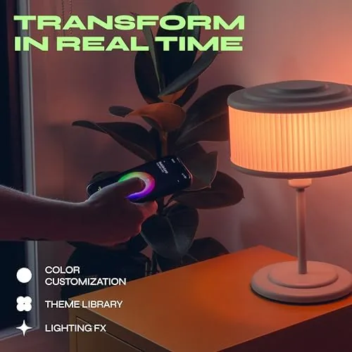 Detail shot of the LIFX Color Smart Light Bulbs (2-Pack) A19 E26, Matter Compatible features