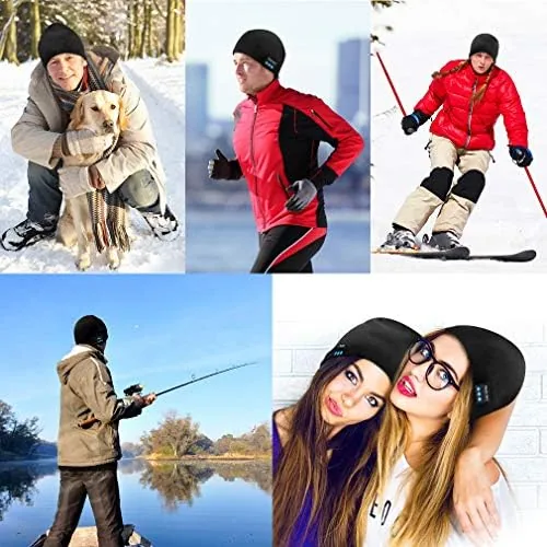 The Bluetooth Beanie Hat Headphones, 23H Playtime, Cool Christmas Tech Gifts compared in context