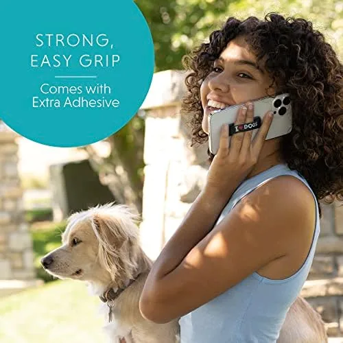 The LOVEHANDLE Universal Phone Grip for Smartphones & Mini Tablets in real use