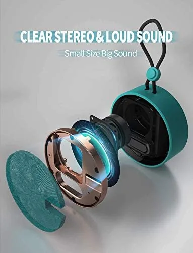 Another view of the INSMY C12 IP67 Waterproof Shower Bluetooth Speakers Portable Small Speaker