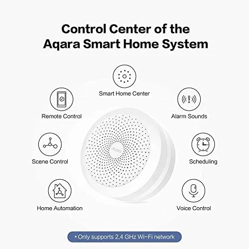 Aqara door and motion sensors paired to the hub with status shown in the phone app