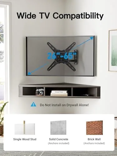 The steel wall plate and articulating arms of the Pipishell mount