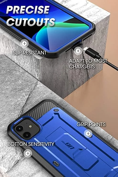 The SUPCASE iPhone 11 Case, RoyalBlue, Unicorn Beetle Pro | Built-in compared in context