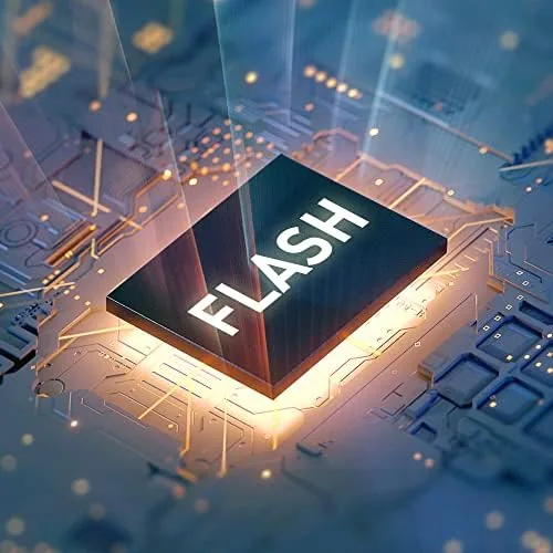 A laptop upgraded with the AX2 SSD booting quickly to the desktop