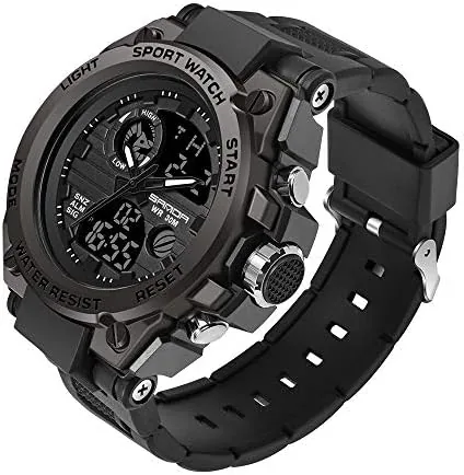 Overview of the KXAITO Men's Watches Sports Outdoor Waterproof Military Watch Date Multi