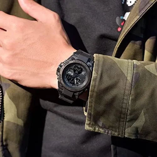 The KXAITO Men's Watches Sports Outdoor Waterproof Military Watch Date Multi in real use