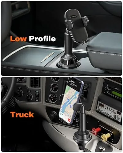 The APPS2Car Universal Car Cup Phone Holder | Quick Extension Long compared in context